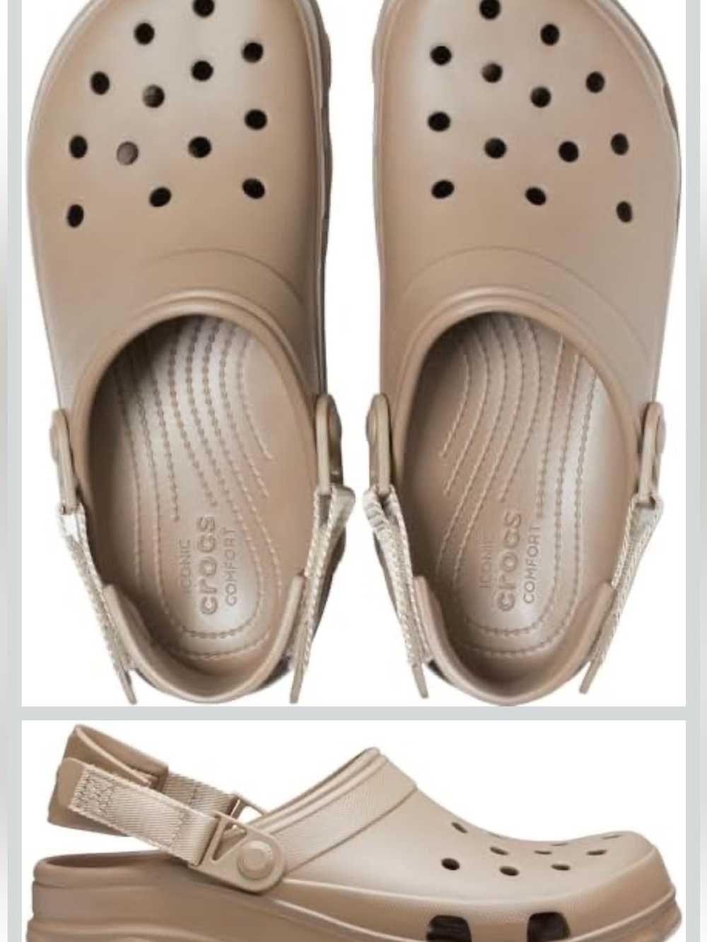 CROCS Woman’s Classic Tan Clog in Size 10